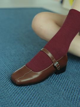 fri fla A8124 Mary Jane Flats - 3 Colors