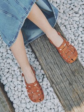fri fla A8143 Cross Strap Sandals_3 Colors