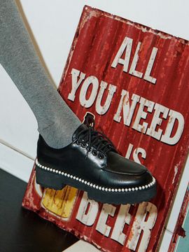 fri fla Black loafer