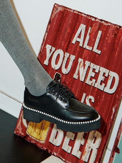 fri fla Black loafer