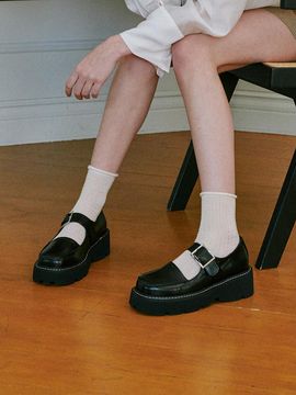 fri fla Buckle Platform Mary Jane Loafer (ljh70pu80)