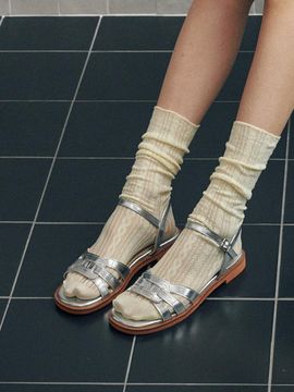 fri fla ljh7003 Braid Strap Flat Sandals - 5 Colors