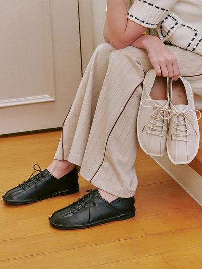 fri fla Stitched Classic Oxford Shoes (ljh7093)