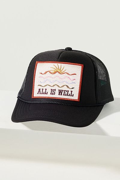 Friday Feelin All Is Well Trucker Hat