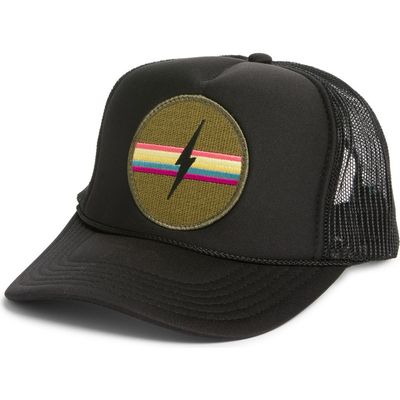 Friday Feelin’ Friday Feelin’ Lightening Bolt Patch Trucker Hat