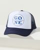 Friday Feelin Gone Fishin Trucker Hat - 1