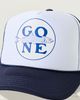 Friday Feelin Gone Fishin Trucker Hat - 3