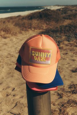 Friday Feelin Sunny Daze Trucker Hat