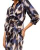 Friends Like These Friends Like These Abstract Print Satin Wrap Midi Dress - 4