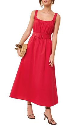 Friends Like These Friends Like These Belted Cotton Maxi Dress