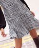 Friends Like These Friends Like These Check Long Sleeve Bouclé Minidress - 3