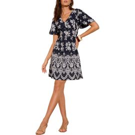 Friends Like These Friends Like These Floral Print Minidress