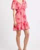 Friends Like These Friends Like These Floral Print Ruffle Chiffon Minidress - 3