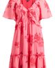 Friends Like These Friends Like These Floral Print Ruffle Chiffon Minidress - 5