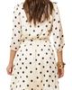 Friends Like These Friends Like These Polka Dot Ruffle Tie Belt Minidress - 2