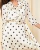 Friends Like These Friends Like These Polka Dot Ruffle Tie Belt Minidress - 4
