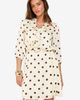 Friends Like These Friends Like These Polka Dot Ruffle Tie Belt Minidress - 5
