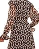 Friends Like These Friends Like These Ruffle Long Sleeve Chiffon Minidress - 2