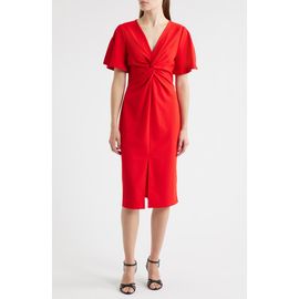 Friends Like These Friends Like These Twist Front Midi Dress