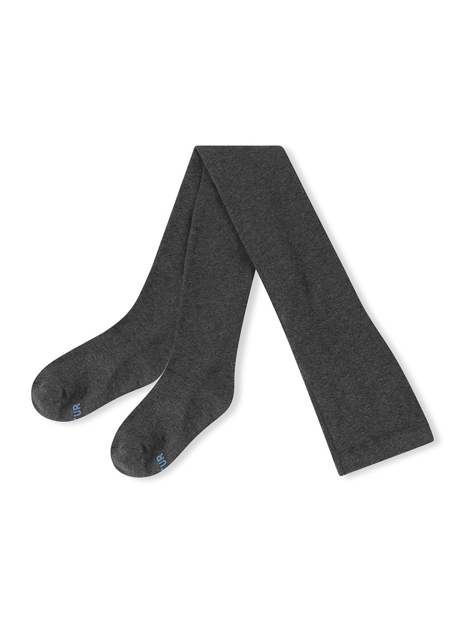 FRITUR Cotton High-Waisted Premium Tights [Grey] (F244AC01)