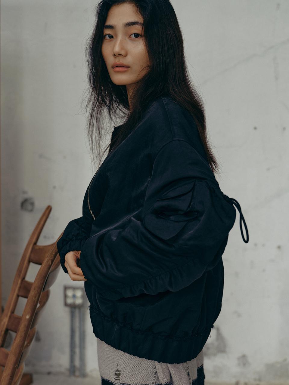 FRITUR MA-1 Bomber Jacket Black_F243JP01
