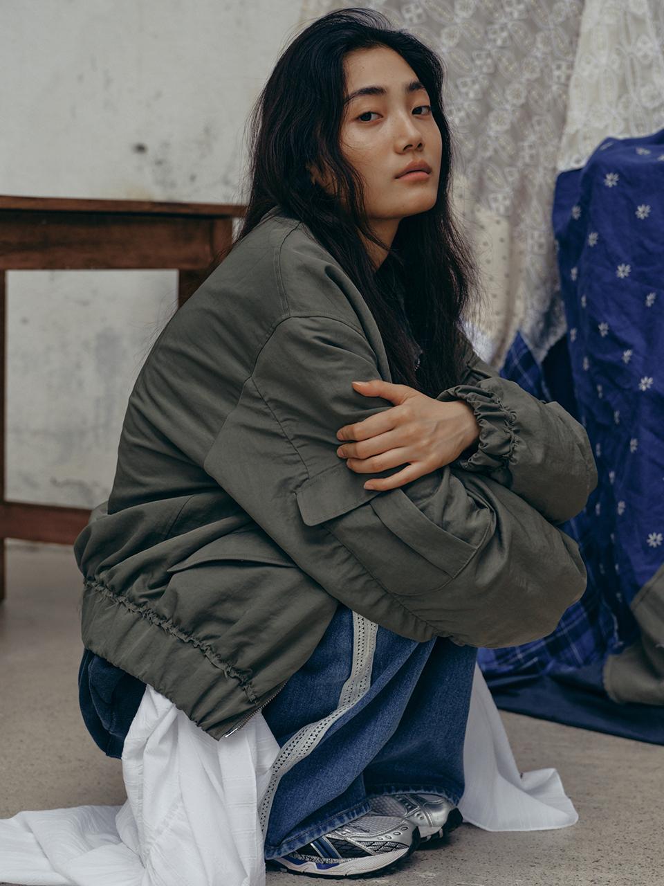 FRITUR MA-1 Bomber Jacket Khaki_F243JP01