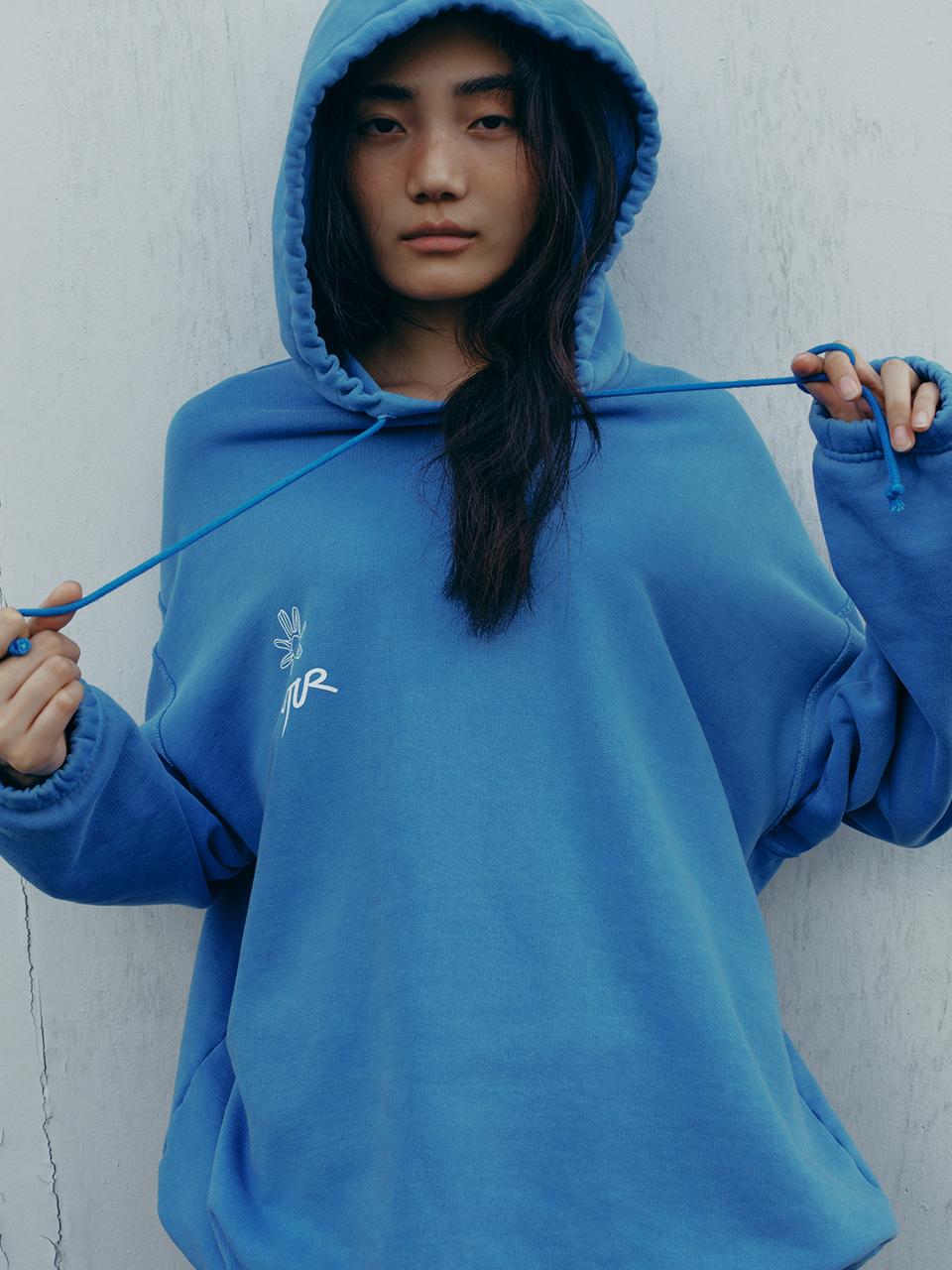 FRITUR Unisex Pigment Hoodie 2 Color_F243HD01