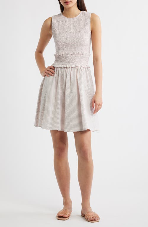 FRNCH FRNCH Antonietta Smocked Sleeveless Minidress