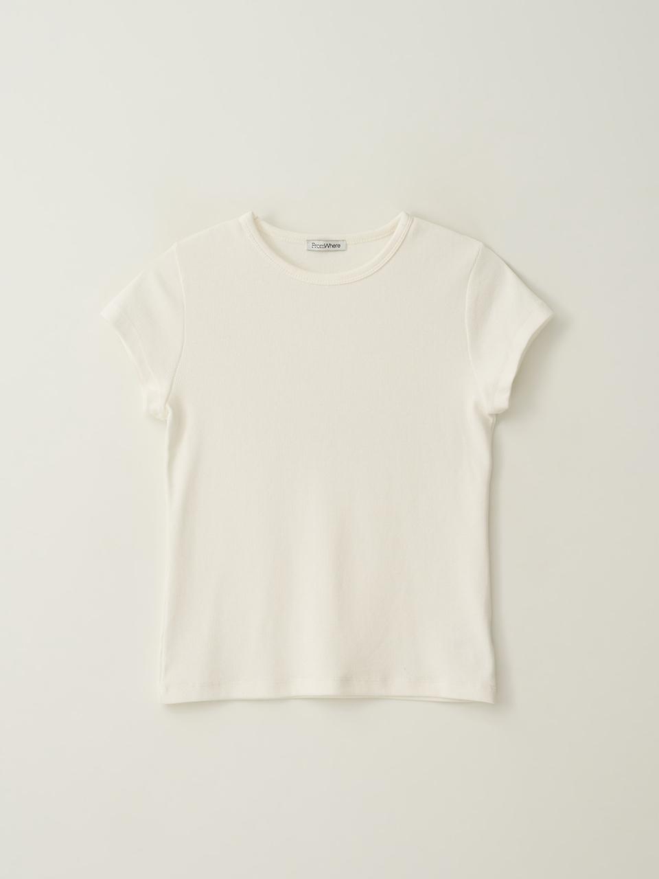 fromwhere Basic Crew Neck T-Shirt
