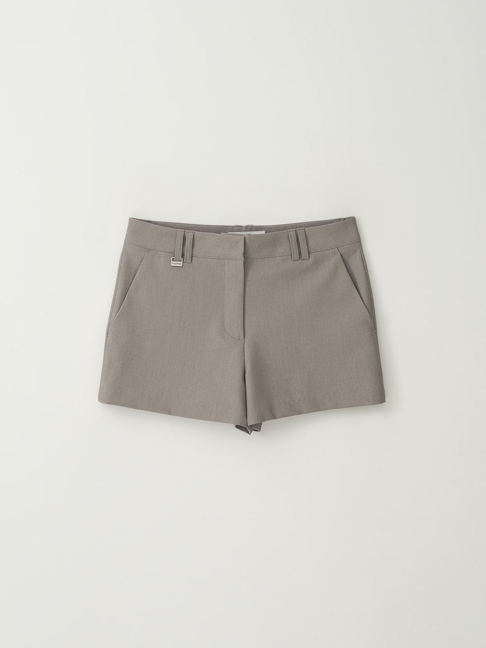 fromwhere Basic Mini Shorts [Gray]