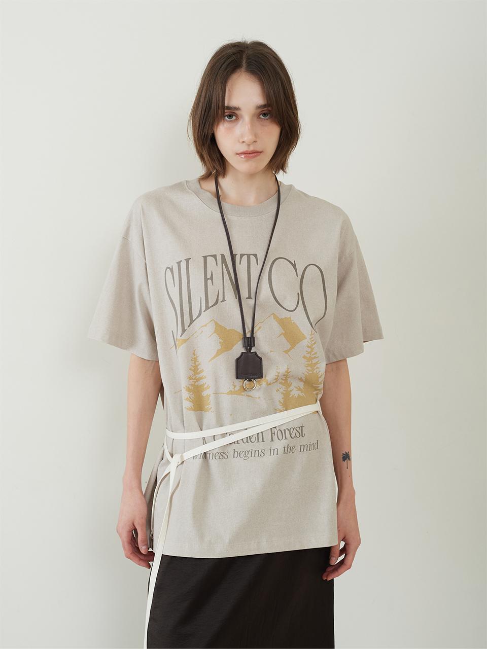 fromwhere Vintage Pigment T-Shirts [Beige]