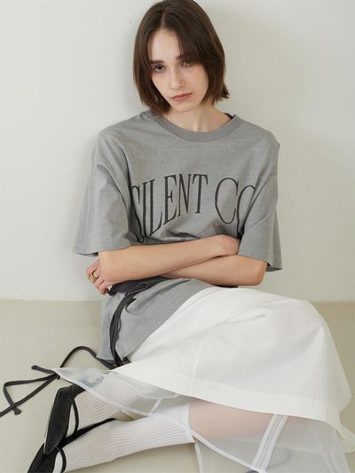 fromwhere Vintage Pigment T-Shirts [Gray]