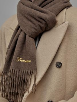 fromwhere Wool scarf Brown