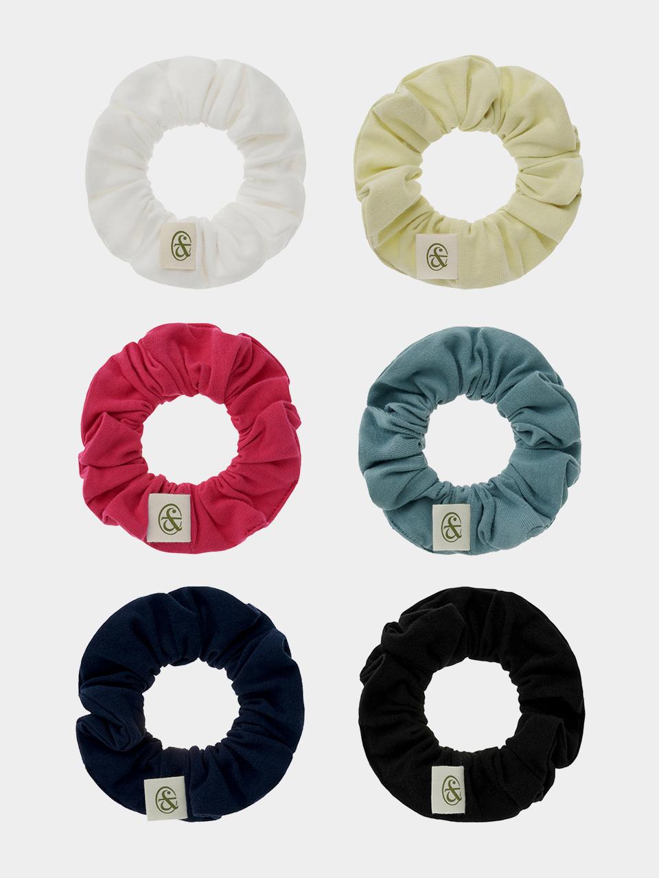 FRONT2LINE Banda Light Matte Cotton Mini Hair Scrunchie