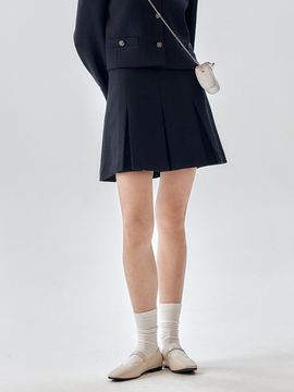 FRONTROW A-line Tweed Mini Skirt