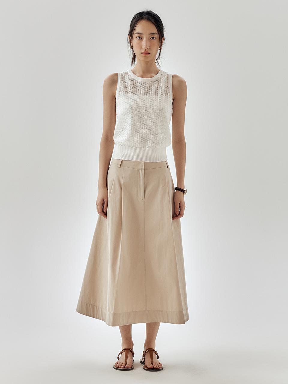 FRONTROW Cotton Flare Skirt