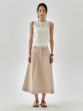 FRONTROW Cotton Flare Skirt