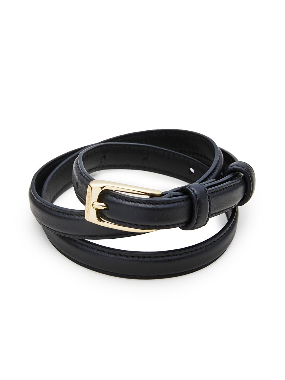 FRONTROW [Drama Signature] Slim Leather Belt