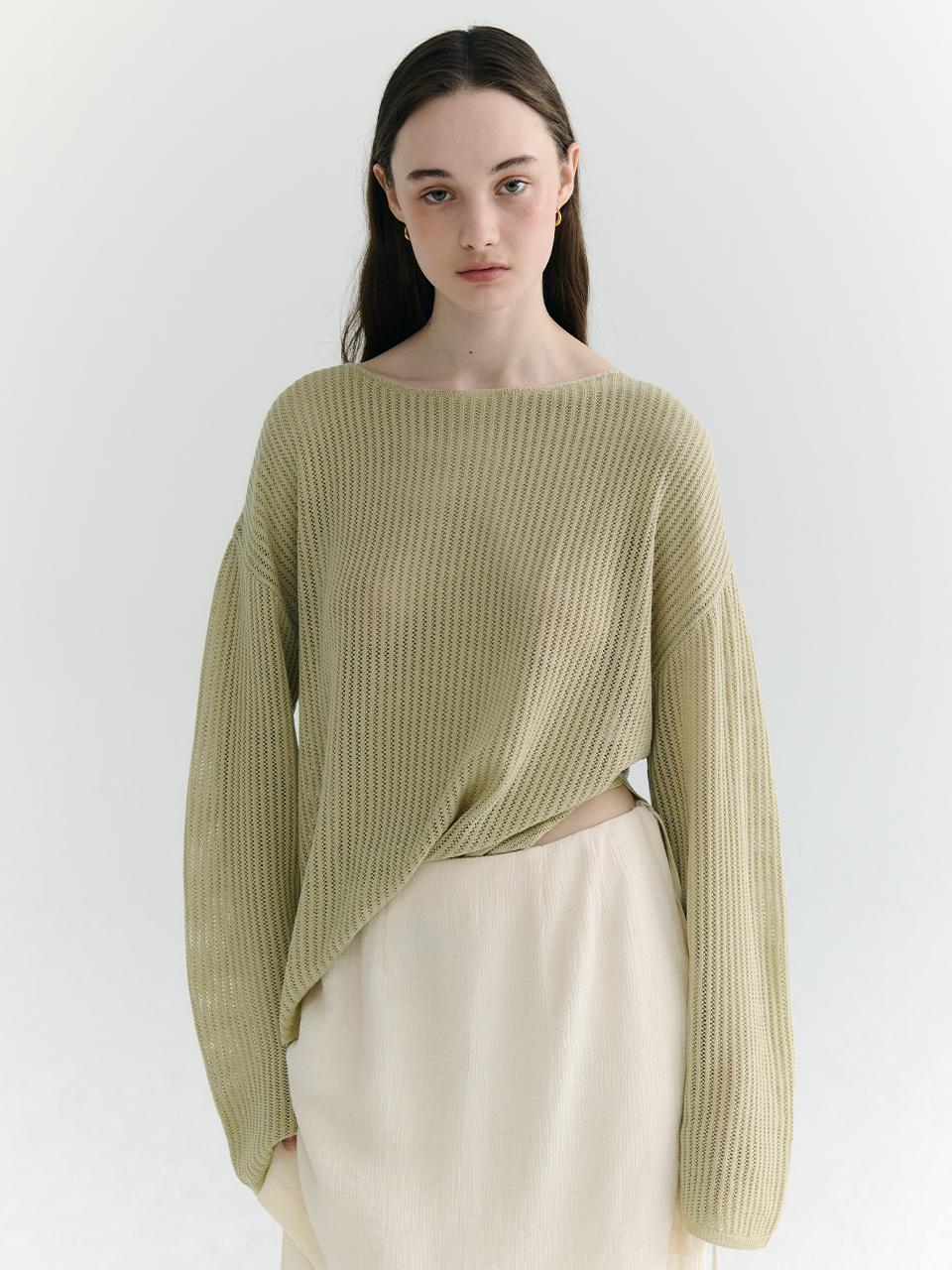 FRONTROW Loose Fit Slit Pullover_4color
