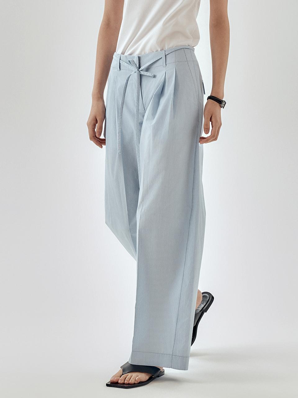 FRONTROW Low-rise Wide Cotton Pants (2 colors)