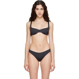 Fruity Booty Fruity Booty Black Celine Polka Bikini Top
