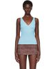 Fruity Booty Fruity Booty Blue Intimo Plunge Tank Top - 1