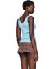 Fruity Booty Fruity Booty Blue Intimo Plunge Tank Top - 3