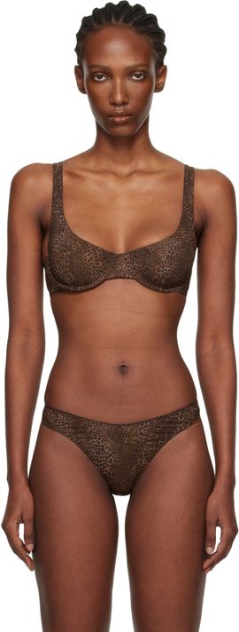 Fruity Booty Fruity Booty Brown Leopard Shania Bra