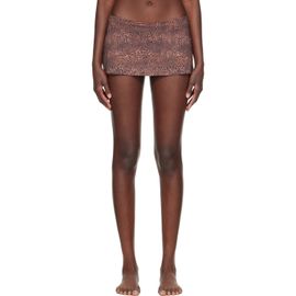 Fruity Booty Fruity Booty Brown Shania Swim Bloomer Miniskirt