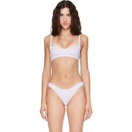 Fruity Booty Fruity Booty White & Purple Gretel Bra