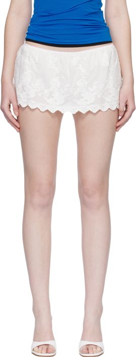 Fruity Booty Fruity Booty White Broderie Bloomer Skort