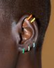 FRY POWERS FRY POWERS Enamel Huggie Earrings - 2