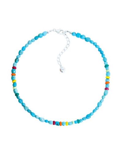 FRY POWERS FRY POWERS Turquoise Nuggets Sunrise Collar Necklace