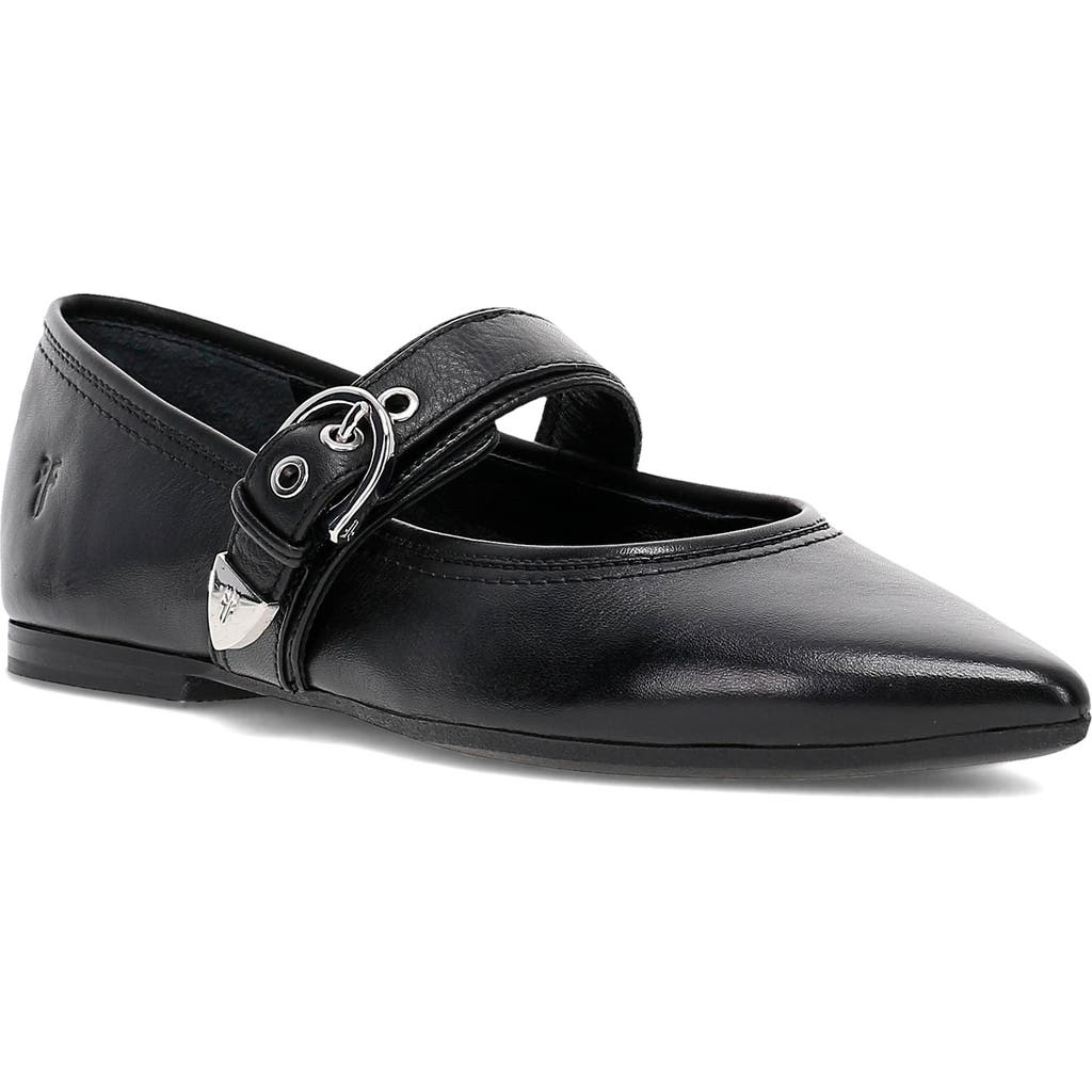 Frye Frye Heather Pointed Toe Mary Jane Flat